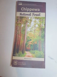 New Chippewa National Forest Minnesota map - Picture 1 of 2