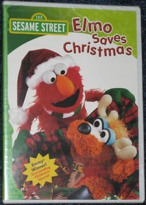NEW DVD Sesame Street Elmo Saves Christmas Factory Sealed Free Shipping ! - Foto 1 di 2