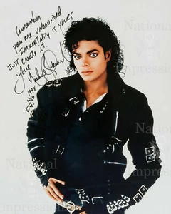 Michael Jackson Autograph signed Photo 8x10 REPRINT Autograph signed - Picture 1 of 2