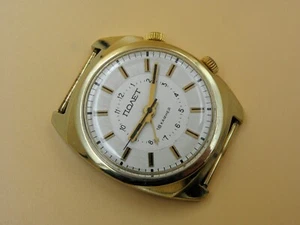 Poljot Signal Alarm&Vibro Sowjetische UdSSR Mechanische Uhr Vergoldetes Gehäuse Guter Zustand - Bild 1 von 8
