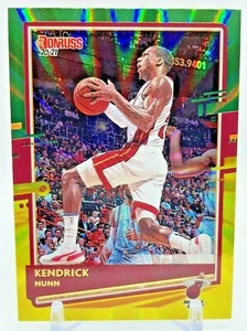 2020-21 Panini Donruss Basketball Kendrick Nunn #145 Green Yellow Laser Miami - Picture 1 of 3