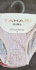 Culotte de bikini fille Tahari lot de 10 pièces taille 3T neuves avec étiquettes 100 % coton multicolore