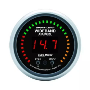 INDICADOR DE AUTÓMETRO, RELACIÓN AIRE/COMBUSTIBLE-BANDA ANCHA, CALLE, 2 1/16", 10:1-17:1, DIGITAL - Imagen 1 de 1