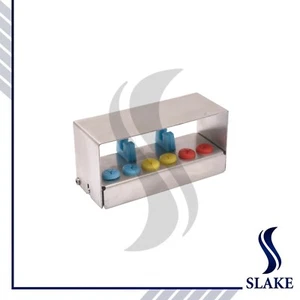 Organizzatore Porta Bur Dentale per Sterilizzazione Trephine Trapano Avvitatore Esagonale - Foto 1 di 1