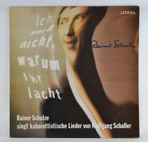 SCHULZE SCHALLER Ich weiß nicht, warum ihr lacht - LP Litera 8 65 366 - signiert - Picture 1 of 7