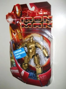 IRON MAN ( 6" ) GOLDEN ARMOR ( 2008 ) MARVEL ACTION FIGURE ( FLAMETHROWER BLAST) - Picture 1 of 4