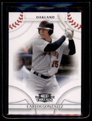 2008 Donruss Threads #82 Carlos Gonzalez - Image 1 of 2