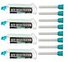 Dental Bite Registration Material Materiales (Super Fast) (4 Cartridge + 8 Tips)