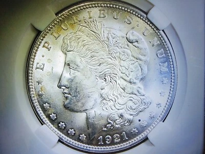 1921 Morgan Silver Dollar - Image 1 of 2