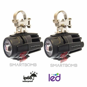 LUCES ADICIONALES Focos LED MOTO FARO 40W 3000 LUMEN + SOPORTES METÁLICOS 360 ° - Imagen 1 de 5