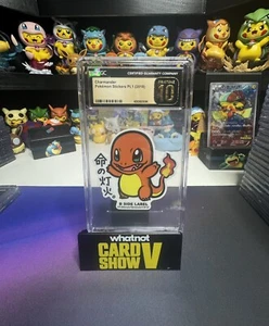 Charmander #004 Sticker B SIDE LABEL Pokemon Center Japan WATER & UV PROTECTED - Picture 1 of 1