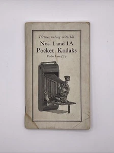Kodak Nos. 1 And 1A Pocket Anastigmat Lens f.7.7 Instruction Booklet - Picture 1 of 3