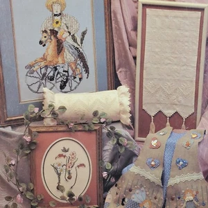 Hollie Designs Button Angels Folk Art Vest With Cutouts Sewing Cross Stitch Book - Picture 1 of 9