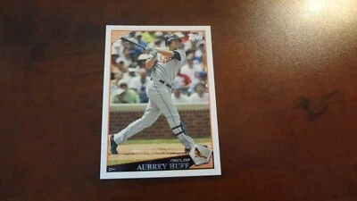 2009 TOPPS # 45 AUBREY HUFF  BASEBALL CARD - Image 1 of 2