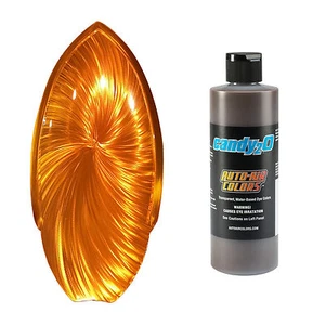 Pinturas personalizadas Createx Auto-Air Colores Candy2o Tequila Amarillo 4652 8 oz Agua - Imagen 1 de 1