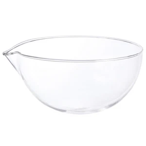 1 Stück Glas Verdunstungsschale Behälter mit Ausguss für Labor (runder Boden) - Bild 1 von 12