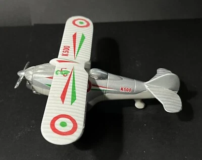 Daron K500 Die-Cast Biplane Pullback Toy Bi-plane Airplane - Image 1 of 4