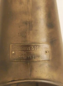 Siemens & Halske Fabrikhupe 220V Hallenhorn Signalhorn Industriedesign in Messig - Bild 1 von 4