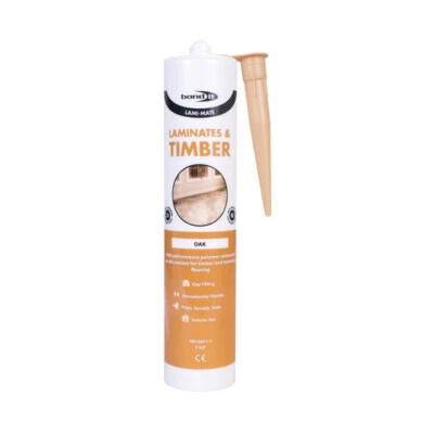 BOND-IT 6x OAK LAMI-MATE Sealant silicone Gap-Filler Timber Laminates laminate flooring