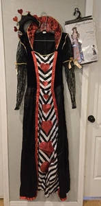 Leg Avenue Woman's Adult Wonderland Queen of Hearts Costume Halloween Cosplay - Picture 1 of 19