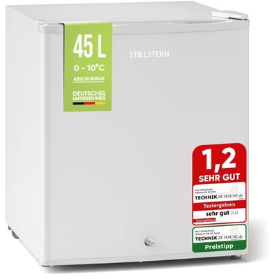 Mini nevera E 45L con cerradura y compartimento antiescarcha, silencioso - Mini nevera - Imagen 1 de 4