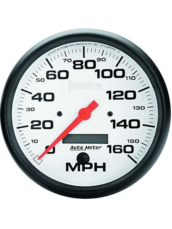 Auto Meter 5 Speedometer, 0-160 MPH, Electric, Phantom (5889) - Image 1 of 4