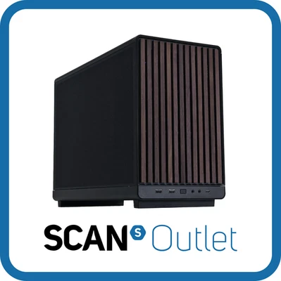 Lian Li A3-mATX, Wood Black, Small Form Factor Chassis, Mesh Panelling, USB 3.0, - Image 1 of 4