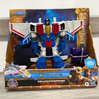 Transformers Rise of the Beasts Autobots Unite Nitro Series Starscream 7" Figure - Image 1 of 3