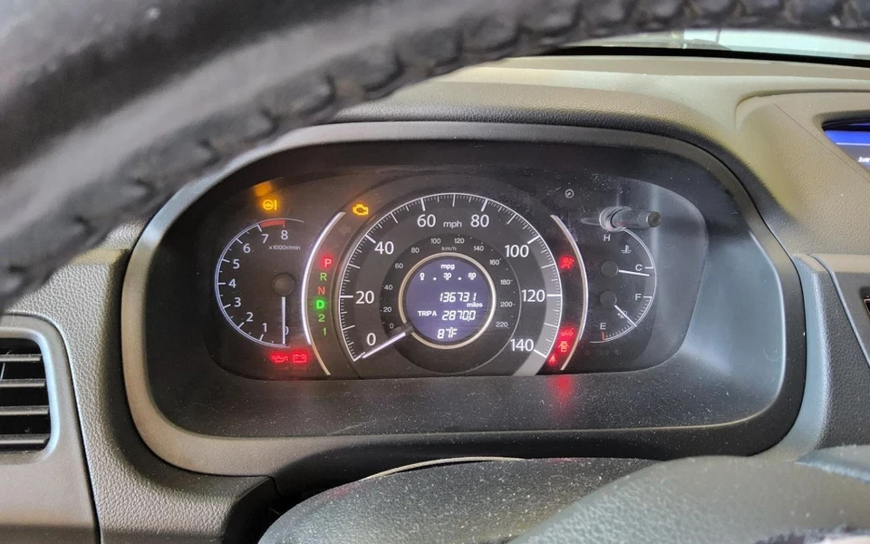 HONDA CR-V 2012-2013 VELOCÍMETRO / CUADRO DE INSTRUMENTOS MPH MERCADO DE EE. UU. AWD 1670093 Foto 1 de 1