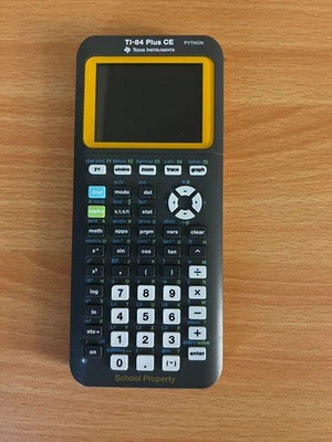 Texas Instruments TI-84 Plus CE Python Graphing Calculator - Yellow