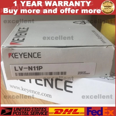1PC New Keyence LV-N11P Laser Sensor Amplifier US Free TAX LVN11P  US Free TAX - Image 1 of 4