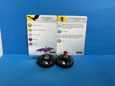 HeroClix Yu-Gi-Oh! Yata-Garasu #011 Series 2 w/ Little Red Riding Hood #012 - Image 1 of 2