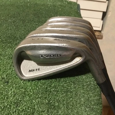 Mizuno T-Zoid MX-11 Hollow Irons Set (5-PW, No 7i) Regular Exsar Blue Graphite - Image 1 of 4