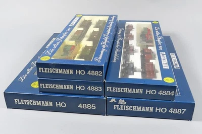 Fleischmann 4882 4883 4884 4885 4887 im Originalkarton (H 145903) - Bild 1 von 4