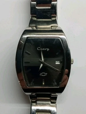 Reloj estilo tanque Chevy Chevrolet para hombre funciona con batería bien usado  Foto 1 de 4
