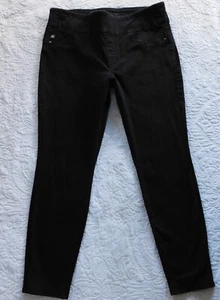Pantalones de mezclilla Rx negros ROCK & REPUBLIC ― talla 18 ― FIEBRE PULL ON ― #CM89 - Imagen 1 de 5