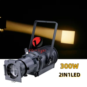 COB 300W Led Profile Spot Light 2IN1 26° Leko Ellipsoidal Spotlight For Theater - Picture 1 of 11