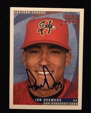 IAN DESMOND 2006 GRANDSTAND ROOKIE Autograph Signed AUTO Baseball Card NATIONALS