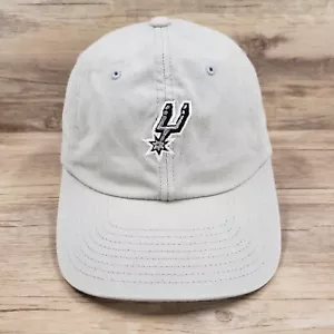 San Antonio Spurs Hat Cap Strap Back Mitchell Ness Gray NBA Unstructured Adj - Picture 1 of 9