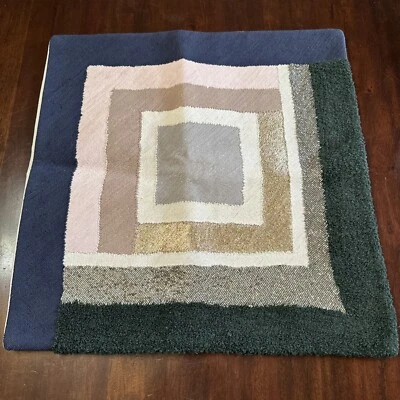 Funda Almohada West Elm Art Deco Bloque de Color Nueva Cuadrada Texturizada Moderna 20x20 Foto 1 de 4