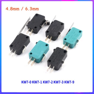 Mikroschalter 250V 15A Hebel Roll Pin Taster Microswitch Endschalter Grenztaster - Bild 1 von 4