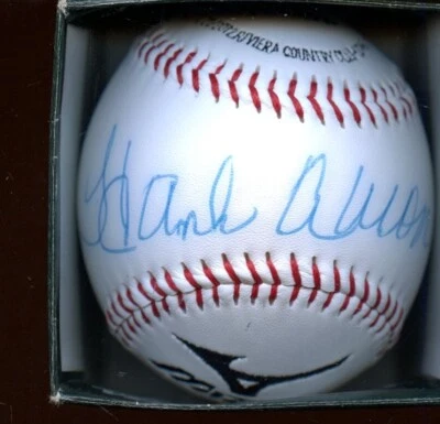 Hank Aaron & Sadaharu Oh & Lou Brock Autographed Mizuno Baseball JSA LOA - Image 1 of 4