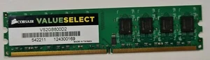 Corsair VS2GB800D2 Value Select 2GB DDR2 800 Mhz CL5 240 Pin Memory Module - Picture 1 of 2