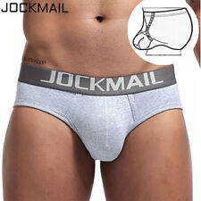 JOCKMAIL Men's Cockstraps Briefs Breathable Cotton Slip Underwear Pouch Panties