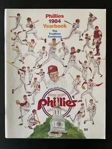 Philadelphia Phillies 1984 Yearbook Carlton Schmidt Denny Holland excellent cond - Picture 1 of 18