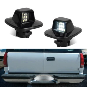 2pc For 88-00 Chevy C/K 1500 2500 3500 Bright LED License Plate Lights Tag Lamps - Picture 1 of 5