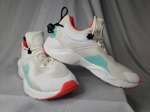 Nike Womens Air Huarache White Lace Up Casual Running Gym Shoes A03172-100 SZ8 - Picture 1 of 10