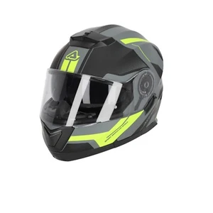 CASCO ACERBIS SEREL INTEGRALE MODULARE TOURING STRADA NERO GIALLO CON VISIERINO - Imagen 1 de 10