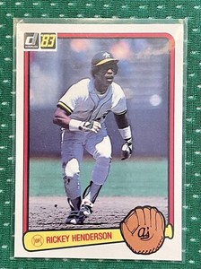 1983 Donruss Ricky Henderson 35 Absolutely PRISTINE DEAD CENTER BEAUTIFUL ⚾️🔥⚾️