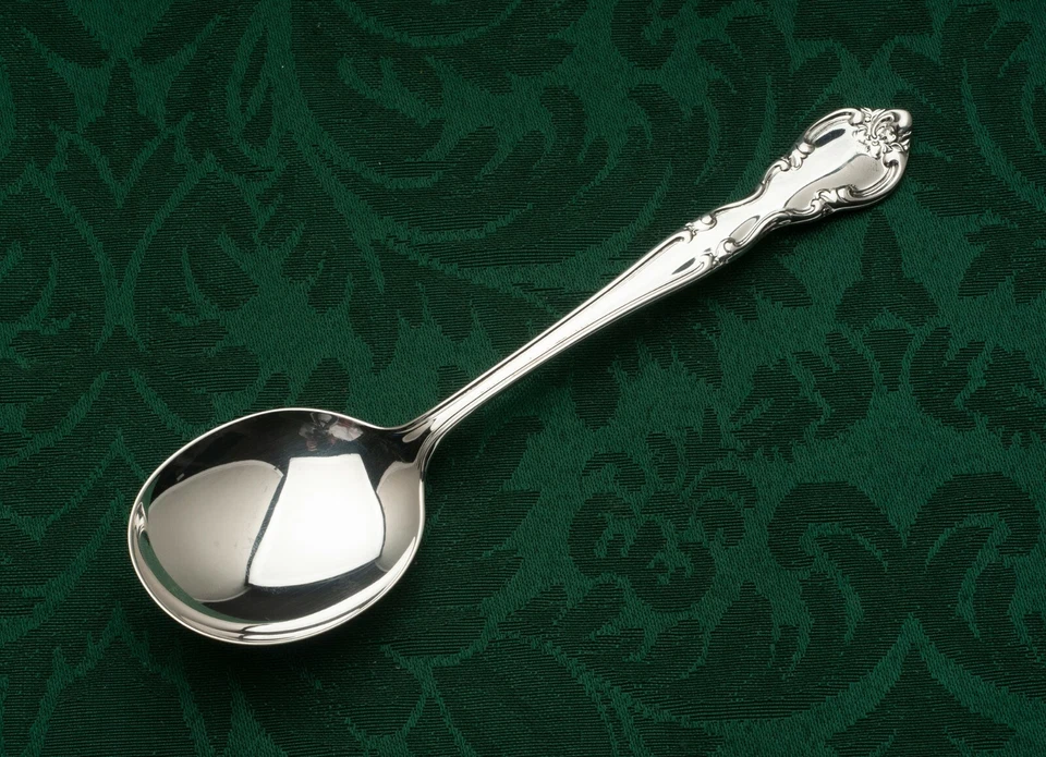 American Classic by Easterling Sterling Silver Cream / Round Soup Spoons 6.25" - Image 1 of 1